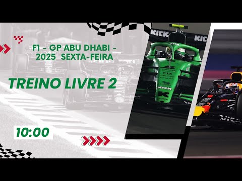 FORMULA 1 AO VIVO | TREINO LIVRE 2 - GP ABU DHABI LIVE TIMING