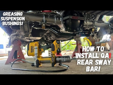 1989 Box Chevy Build Ep.62 How To Install QA1 Rear Sway Bar & Greasing Suspension Bushings!
