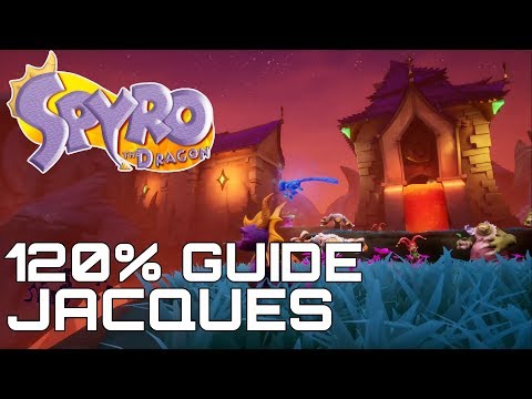 Spyro The Dragon (Reignited) 120% Guide JACQUES (ALL GEMS, EGGS, DRAGONS...)