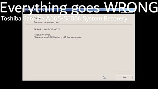 Toshiba Satellite A665-S6086 - Windows 7 Factory Software Recovery