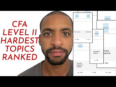 CFA Level II - The Hardest to Easiest Topics (as a Level III Candidate)