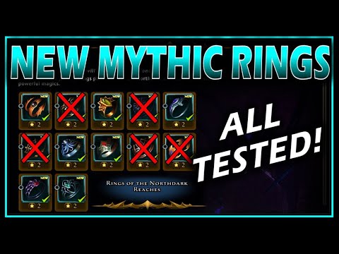 *BEST* Damage Buff Ring (works weird) Testing *NEW* MYTHIC Rings (some broken) - Neverwinter Mod 24