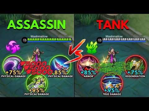 Lancelot Assassin Build vs Lancelot Tank Build