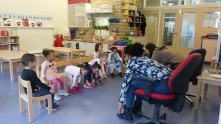 Peuterliedje "Hoofd, schouder, knie en teen"