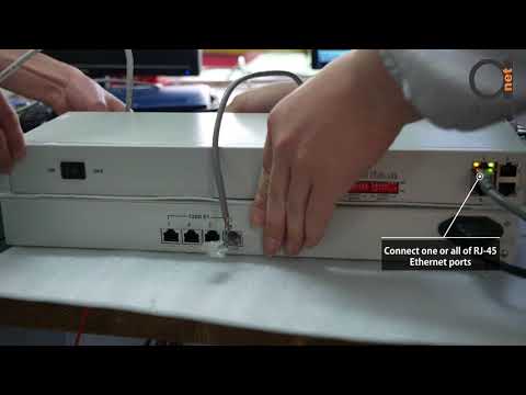 4 E1 to Ethernet converter with SNMP support