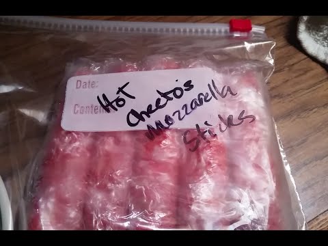 Hot Cheetos Mozzarella Sticks (FROZEN) -Fried, Baked and Microwaved-