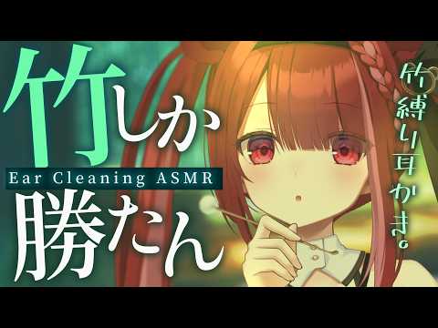 【ASMR/3Dio】極上の竹でカリカリ引っ掻く耳かき。ごっそり耳掃除。耳かき。耳掃除。睡眠┆囁き┆Earcleaning┆Whispering┆Vtuber【星めぐり学園/切熊ゆに】