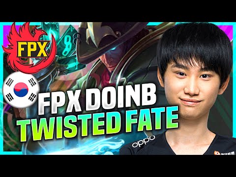 DOINB THE TWISTED FATE GOD! - FPX Doinb Plays Twisted Fate Mid vs Lucian! | KR SoloQ Patch 10.22