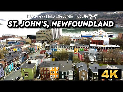 🛩️ St. John's, Newfoundland 🌊✨4K Drone