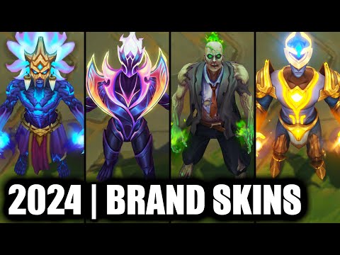 ALL BRAND SKINS SPOTLIGHT 2024 | League of Legends