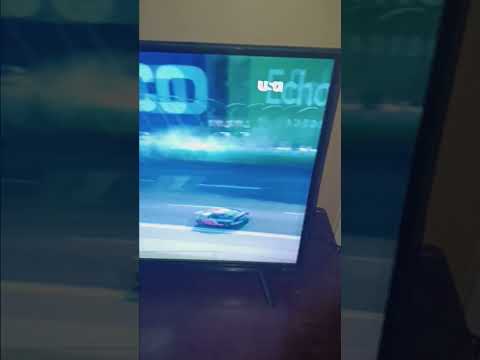 Nascar... Atlanta motorspeed way. Cup series.... Larson car snaps right and eats wall... 😳