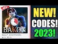 *Limited* NEW BAKON [EVENT] ROBLOX CODES || BAKON CODES IN 2023 || ROBLOX CODES!!