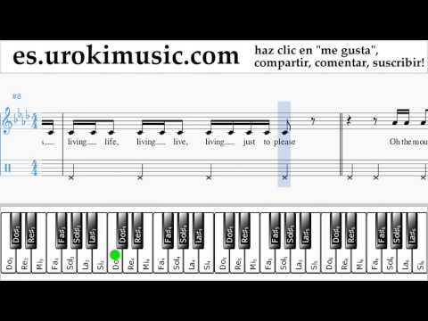 Como Tocar Piano (mano derecha) Imagine Dragons - Mouth Of The River Tablatura Parte#2 um-b927