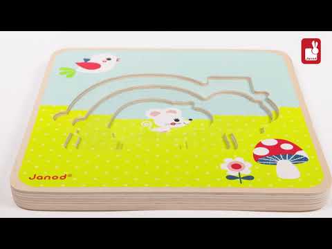Janod Пазл многослойный Черепашка,  код товара: J07012