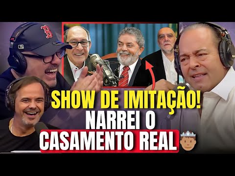 COMO EU NARREI O CASAMENTO REAL! 🤴🏾 Beto Hora dá aula de imitação e bastidores de rádio