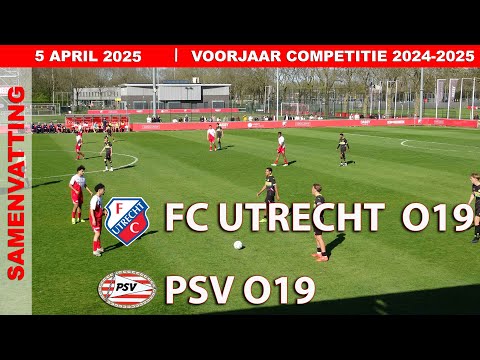 COMPETITIE| Samenvatting FC Utrecht O19 - PSV O19 zaterdag 5 april 2025