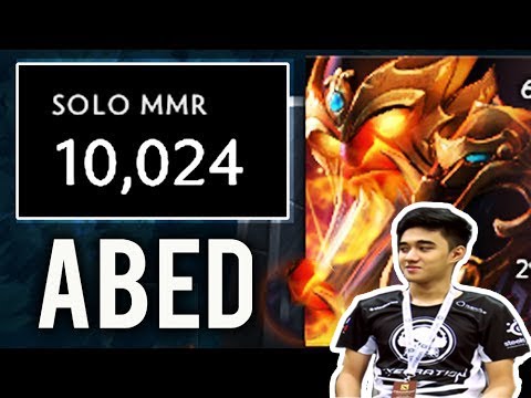 ABED || FIRST 10K MMR IN THE WORLD  ||10000 MMR GOD -Dota 2
