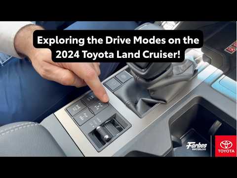 Exploring the Drive Modes on the 2024 Toyota Land Cruiser!