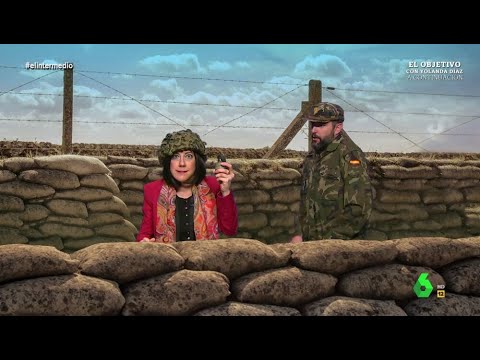 Margarita Robles (Cristina Gallego) y el 'soldado' Dani Mateo se enfrentan al escándalo Pegasus