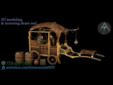 3D modeling an Texturing Demo Reel