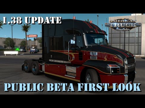American Truck Simulator - 1.38 PUBLIC BETA First look