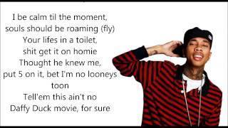 Lay You Down - Tyga Ft. Lil Wayne [Lyrics]
