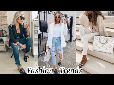 Tendencias de MODA 2022 COMBINACIONES DE ROPA Ideas de Outfits en Tendencia Moda y Estilo