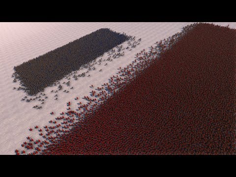 2.000 GOLDEN KNIGHTS vs 50.000 SPARTANS - Ultimate Epic Battle Simulator