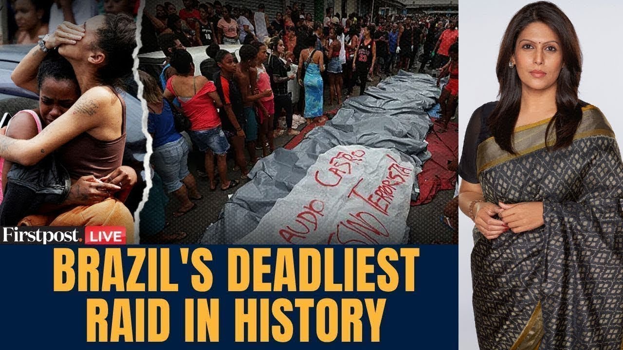 Brazil Deadly Raid LIVE: 132 Killed in Brazil’s Deadliest Police Raid in Rio Favela | Palki Sharma