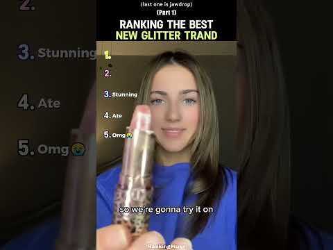 Ranking The Best New Glitter Trend (Part 1) #usa