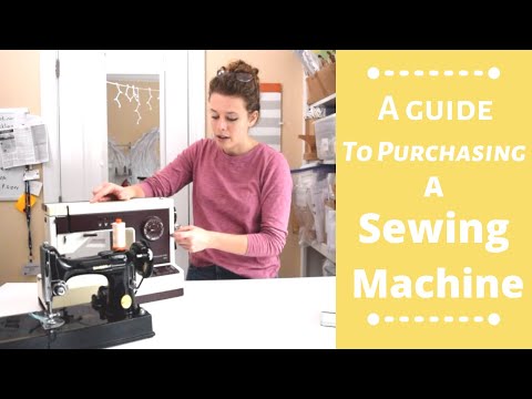 A Guide To Purchasing A Sewing Machine