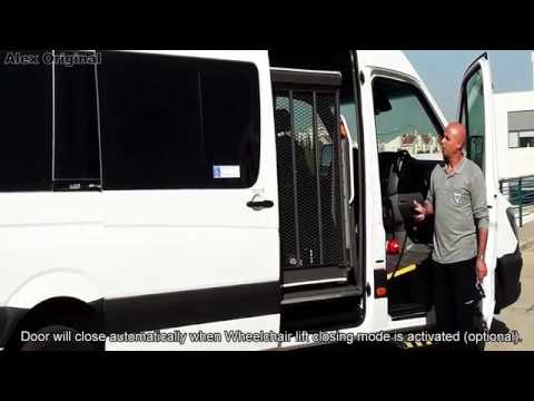 Mercedes Sprinter 2017 equipped with wheelchair, electric sliding and front doors logo