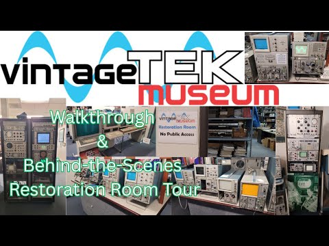 Rare Access! Vintage Tektronix Museum & Exclusive Restoration - Repair Room Tour