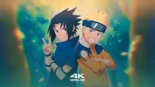 Naruto & Sasuke Epic Bond | 4K Live Wallpaper + Screensaver ⚡