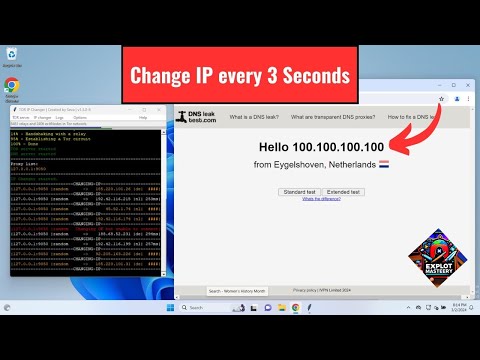 Auto Change IP Address in every 3 Seconds - 100% ANONYMOUS | Windows New method