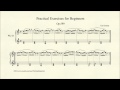 Czerny Practical Exercises For Beginners Op 599 No 12