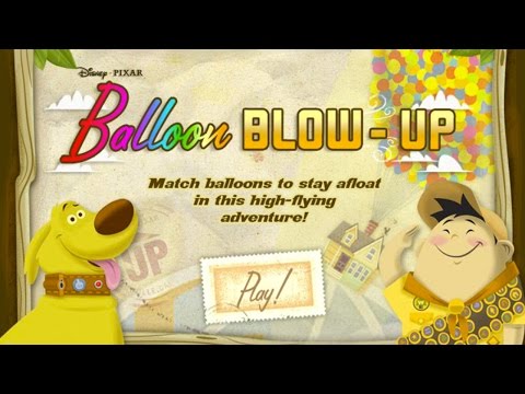 Disney's Up: Balloon Blow-Up (High-Score Puzzle Gameplay) Video
