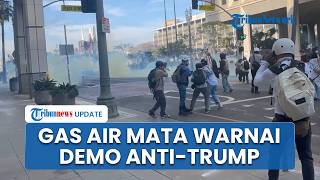 Situasi Mencekam di Los Angeles saat Demo 'No Kings', Polisi Tembak Gas Air Mata ke Pendemo Trump
