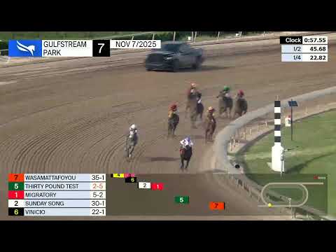 Gulfstream Park November 7, 2025 Race 7