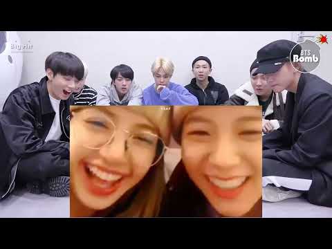 BTS REACTION TO BLACKPINK LISA AND JISOO MOMENTS 2022 LISA BEING CRAZIER THAN JISOO