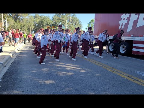 FSU Marching Chiefs | Marching Into Doak Campbell "Homecoming" 2021