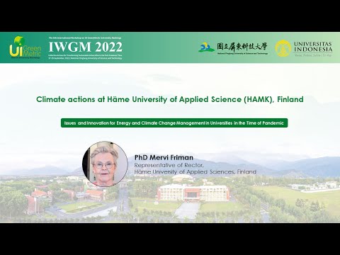 PhD Mervi Friman, Representative of Rector, Häme University of Applied Sciences, Finland