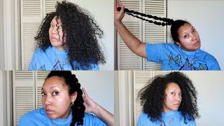 Taking Down my 2-Week Bubble Ponytails - MORE Hair Damage??!😩