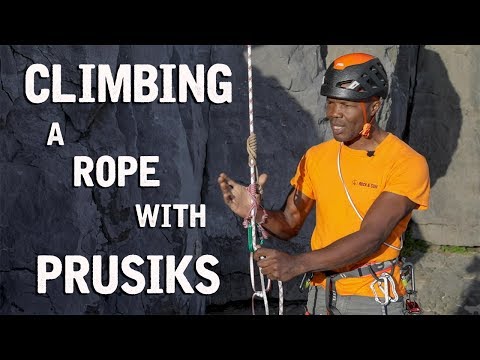 How To Climb A Rope Using Prusiks | Climbing Daily Ep.1549
