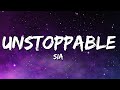 Sia Unstoppable Lyrics