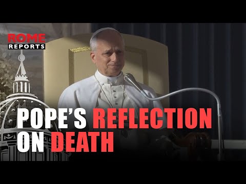 MYSTERY of death just another step toward LIFE: POPE Leo XIV at the general audience -VIDEO