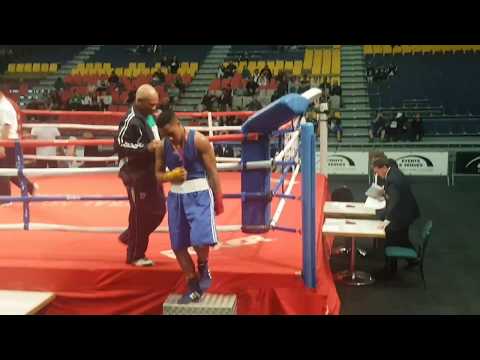 Livai Filimaea vs Miracle Ki ..NZ Boxing Nationals 91kgs Junior finals (rematch)