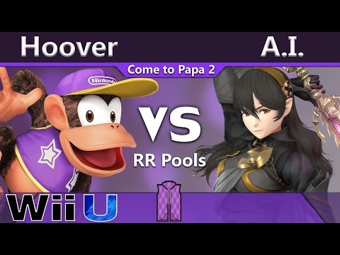 Hoover (Diddy Kong) vs. A.I. (Corrin) - Wii U RR Pools - CTP2