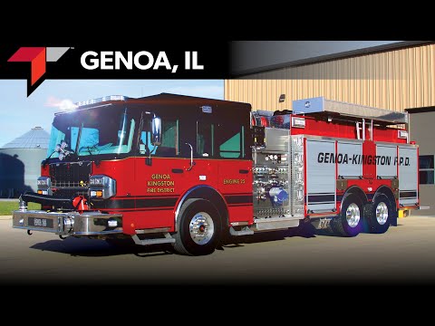 Genoa-Kingston Fire Protection District | Toyne Pumper Tanker/Tender Delivery Video