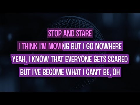 Stop And Stare (Karaoke Version) - One Republic | TracksPlanet